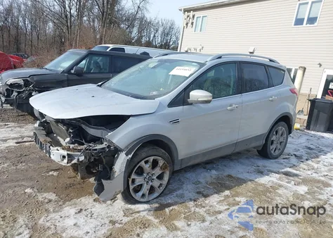 2014 Ford Escape Titanium из США, поврежденный, VIN 1FMCU9J91EUB20310